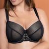 European and American Large Size Thin Molded Cup with Underwire Bra To Accommodate Large Breasts Women's Bra