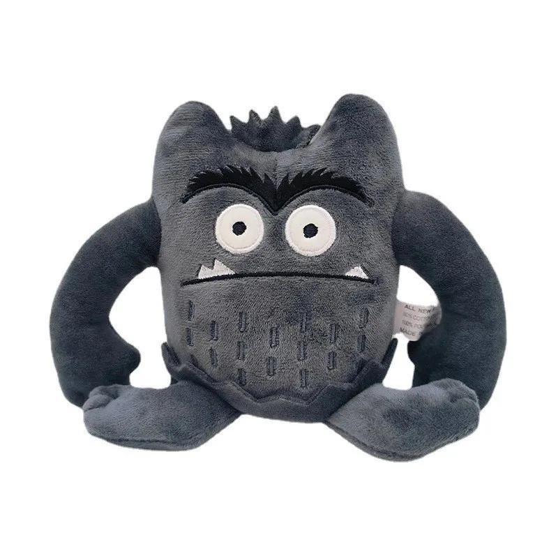 6 st söta färgglada monster gosedjursdockor set mjuka fyllda djur känslor leksaker för barn födelsedagspresenter
