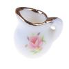 8Pcs 1/12 Dollhouse Miniature Dining Ware Porcelain Tea Set Dish Cups