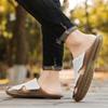 38-47 Summer Mens Casual Sandals Men's Large Handcrafted  Slippers Outdoor Sandals Beach Slippers