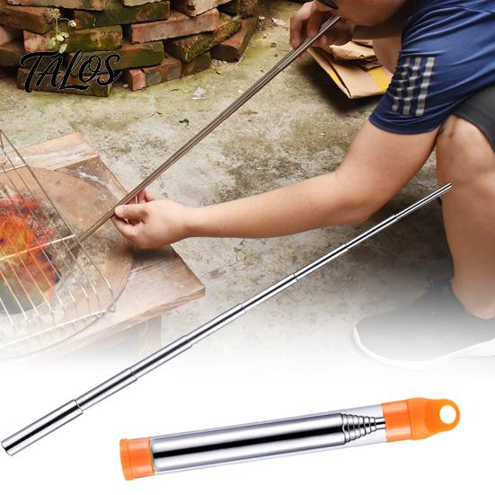 Outdoor Ignition Lighting Kit Stainless Steel Telescopic Firestick Blower Lightweight Grill Set Rod Camping Essential Safe Compact Tool