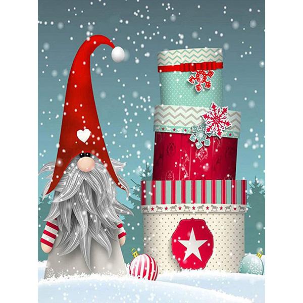 5D-Diamant-Malerei-Set zum Selbermachen, Weihnachtsmann, Kunst, Diamant-Stickerei, Strass-Dekorationen für Zuhause