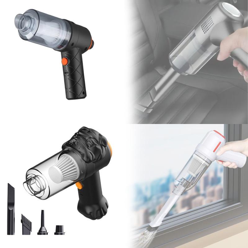 Compact Portable Car Vacuum Usb Power Strong Dry Suction Cars Detailing Supplies