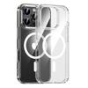For Apple iPhone 16/15 Pro Max/14/13 Transparent Case, Shockproof Full Coverage, Magnetic Phone Case