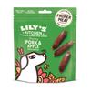 Lily's Kitchen Friandises Recette sans céréales pour chien - Mini saucisses au porc, avec de la pomme 70 g (Lot de 8)