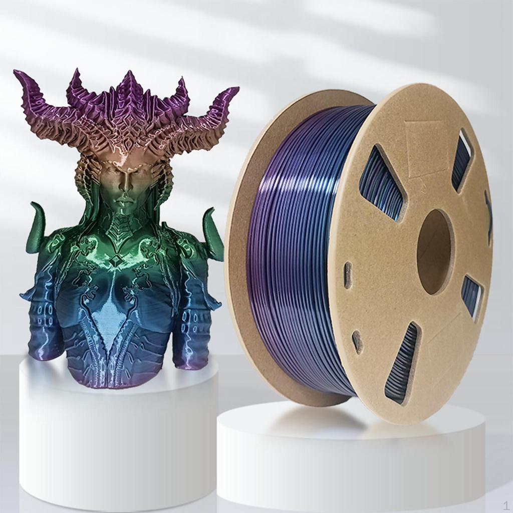 1,75 mm PLA-Filament für 3D-Drucker, 1 kg Spule, universeller mehrfarbiger Hochgeschwindigkeitsdruck