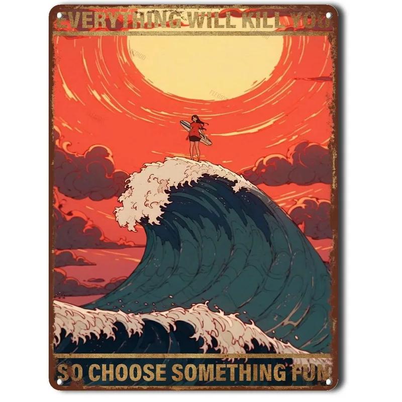 Metal Tin Signs Budapest Dublin Wall Decoration Plaque Vintage Art Poster Iron Painting for Man Cave Home Cafe Garden Club Ba