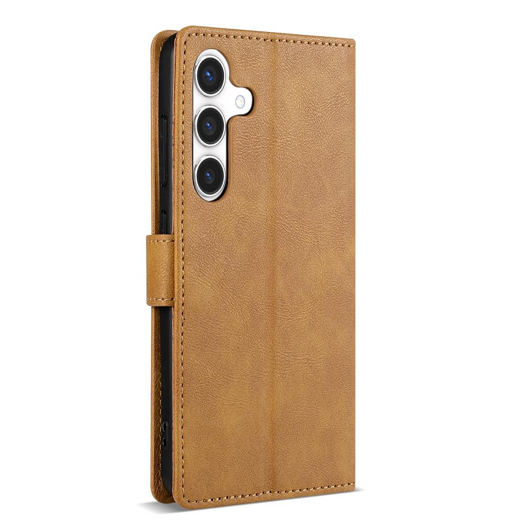 N.BEKUS CSJ-001 For Samsung Galaxy S26 Stand Case PU Leather Wallet Phone Cover