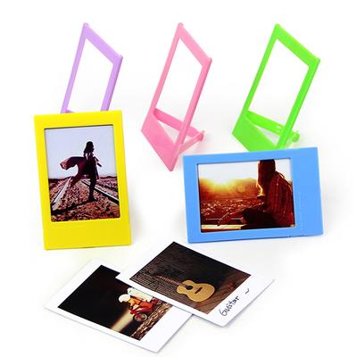 5Pcs 3" Desk Photo Frame Picture Frames For Fujifilm Instax Mini Colorful Diy Photo Frame Fridge Refrigerator Picture Frame
