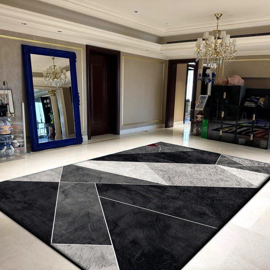 Geometric Large Area Living Room Rugs Decoration Household Foldable Washable Carpets for Bedroom 200x300 Lounge Soft Floor Mat