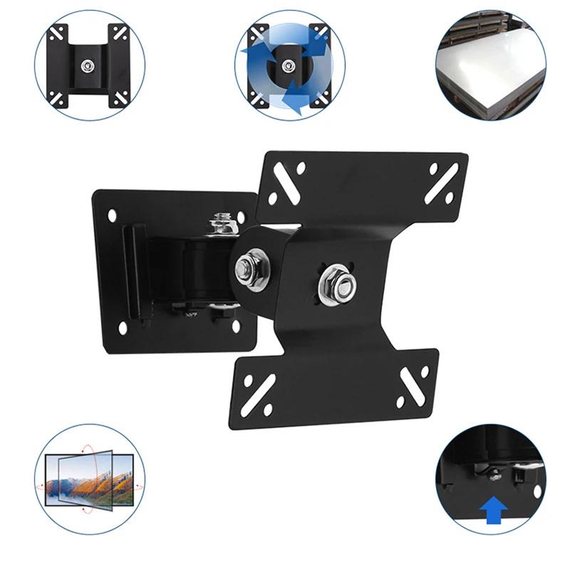 Universal Rotated TV Wall Mount Swivel TV Bracket Stand for 14 ~ 27 Inch LCD LED Flat Panel Plasma TV Holder