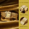 New Luxury Brand Women's Watch Simplicity Square Dial Design Ladies' Quartz Watch Fashion Elegant Gold Female Clock Reloj Mujer
