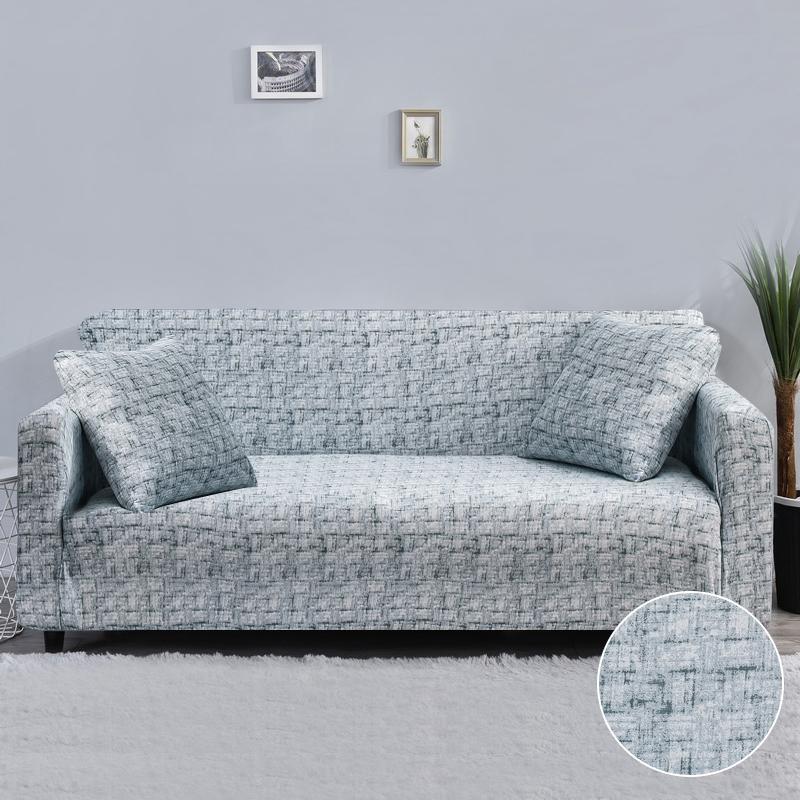 Texture Pattern Sofa Covers For Living Room All-Inclusive Elastic Chair Couch Corner Sectional Sofa Cover Furniture Slipcover