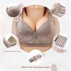 Plus Size Wireless Comfortable Breathable Adjustable Bra for Larger Busts - Slimming Side Panels with Gathering Effect - Large Cup Sizes