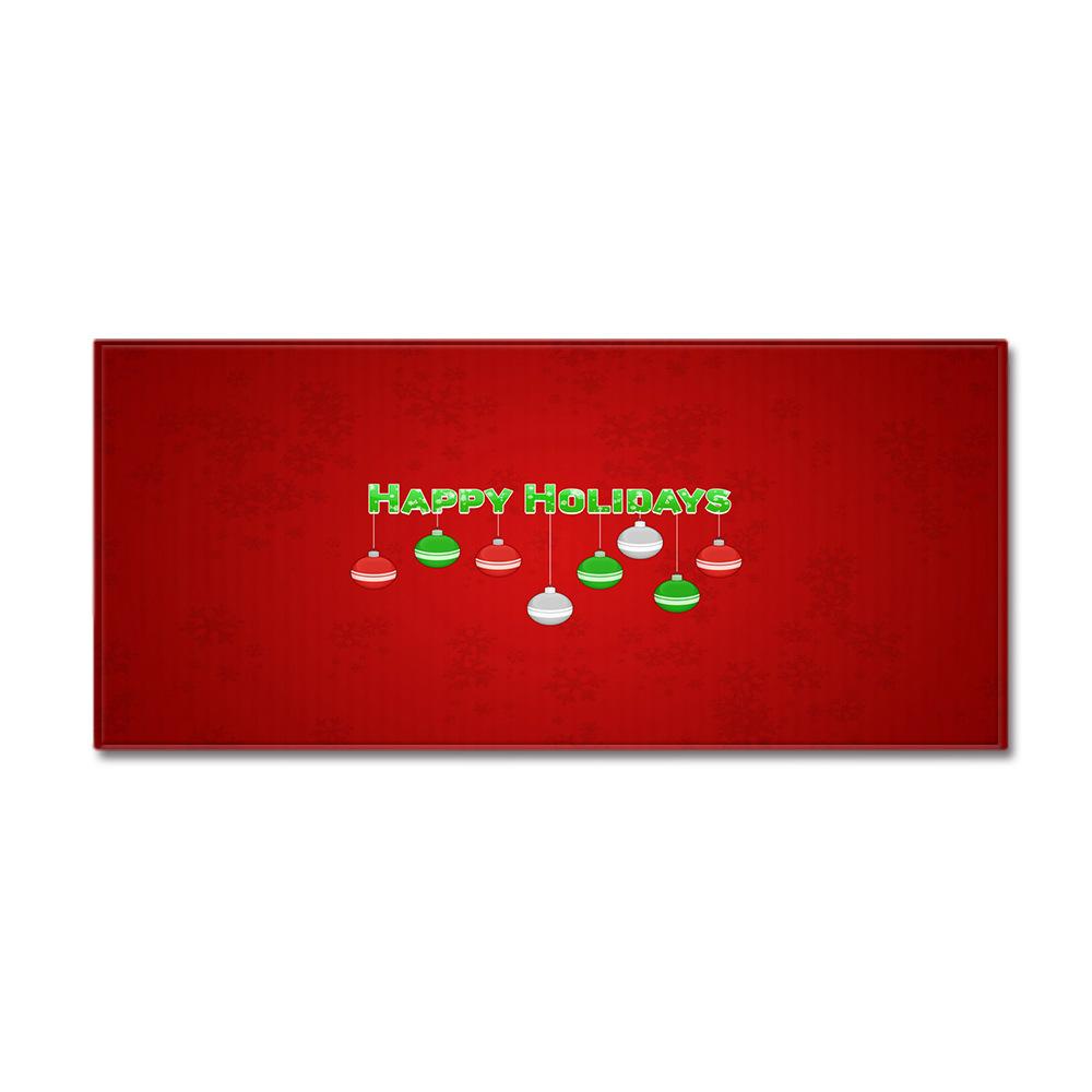 Christmas Kitchen Sand Carpet Doormat Long Floor Mat
