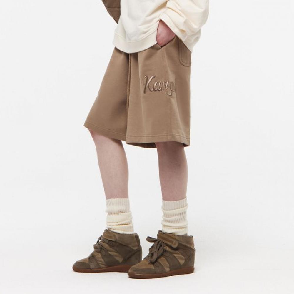 Kangol Bermuda Sweat Shorts Beige 4061 SS