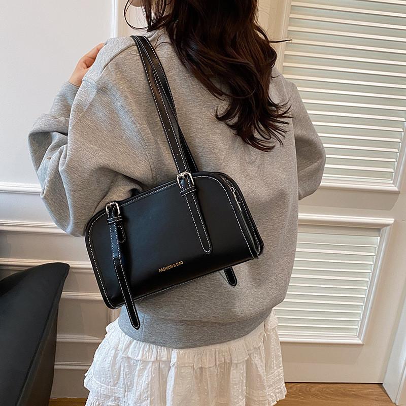 Pu-Kissen-Tasche für Damen mit Reißverschluss und innerem Handyfach für den lässigen täglichen Gebrauch
