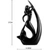 Mermaid Shape Ceramic Home Decor Figurine| Office or Living Room Showpiece Artifact for TV Unit Centre Table