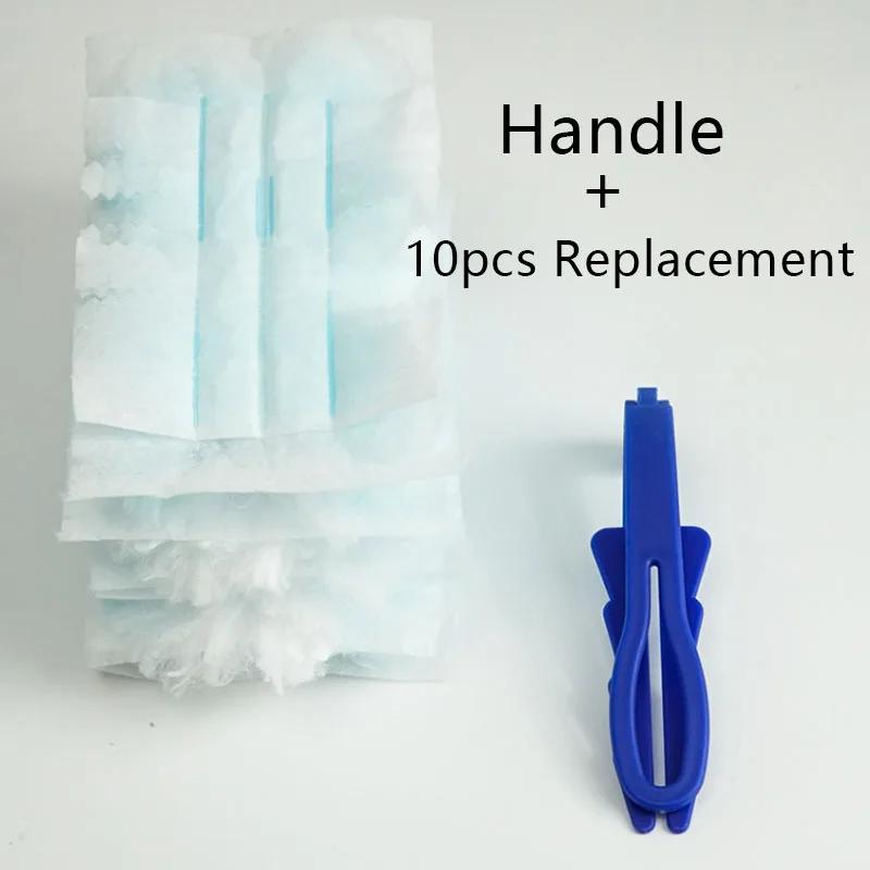 Disposable Dusters with Replace Heads Refills Bulk Duster Brush for Cleaning Home Office Blinds Car Surface Duster Cleaning Tool
