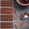 Star Bell Cookie Shaping Xmas Chocolate Mold Gingerbread Man Baking Trays Christmas Candy Mould