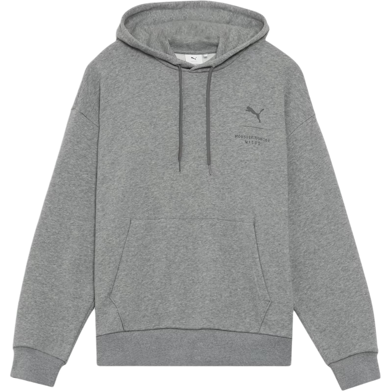 Puma X Monster Hunter Wilds Коллаборация FW25 Свободный Теплый Худи С Принтом На Спине Свитшот С Длинным Рукавом Унисекс худи 636484-03 S