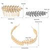 Bride Leaf Hairband Party Metal Leaf Hair Accessory Elegant Crown Headband Leaf Hairpin