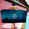 T-Tomorrowlands Music Logo Microfiber Beach Towel Absorbent Quick dry Soft Yoga Swimming Resort Mountain Climbing Towel