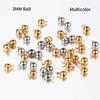 10-20pcs Clasp Metal Crimp End Beads Gold Color Bead Button Clasps for DIY Jewelry Making Findings Components Handmade Wholesale