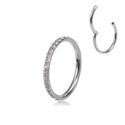 Nose Ring Earrings Women Button Piercing Body Luxury Zircon Cartilage Jewelry Accessories Fashion Trend Accessories Creative Gifts For Men And Women