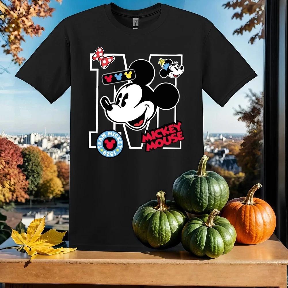 Mickey Big M Mickey Mouse Black TShirt S