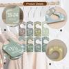 8Pcs Closet Dividers Double Sided Size Labels Wood Adorable Nursery Organization Hanging Wardrobe