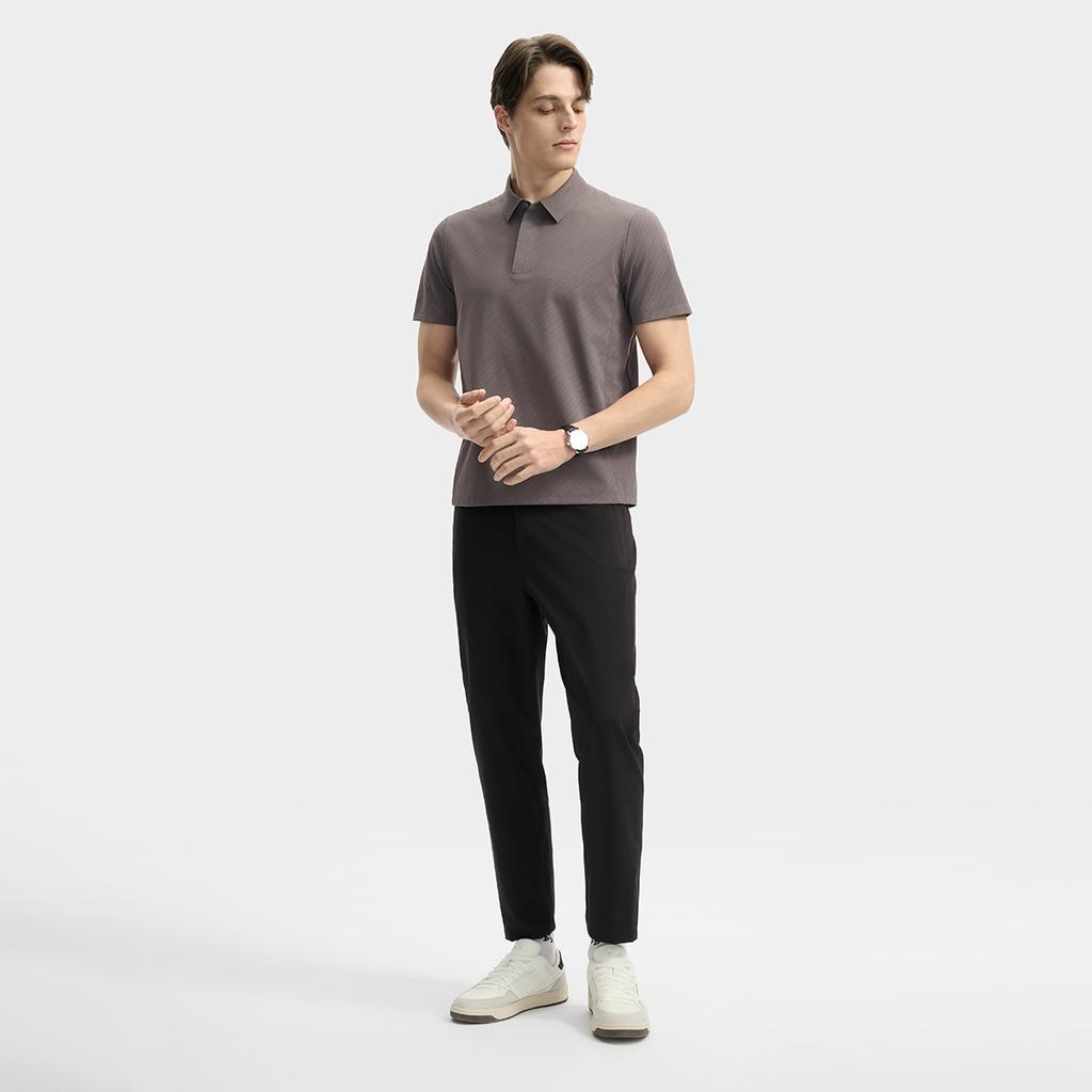 New FILA Polo Shirt Men's Dark Fuchsia F11M522116F-DP