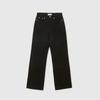 Lor Seoul Simple 100  Cotton Jeans Black Cbpt250702