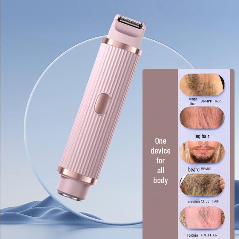 

Перезаряжаемый Унисекс Триммер для волос на лобке и подмышках – Универсальная электрическая бритва для интимных зон. Chinese Packaging