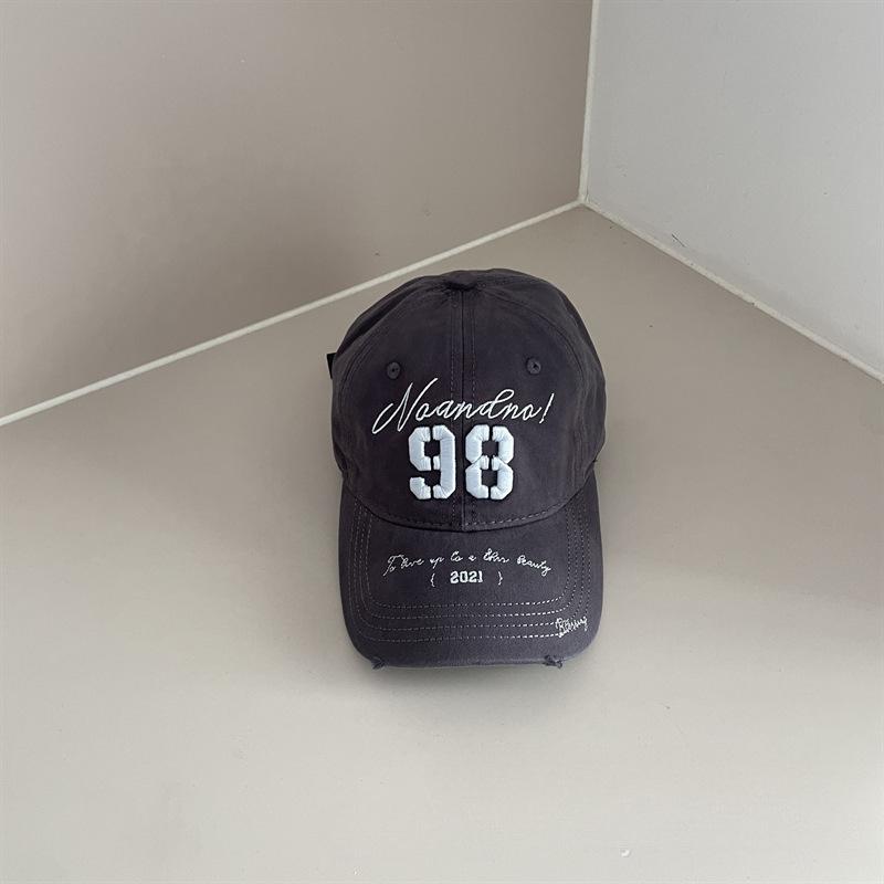 

Spring Summer Kids Baseball Cap 52-54cm 4-8 Years Hip Hop Dad Hat Boys Girls Wide Brim Sun Visor Letter Children Hats 52-54cm&4-8 Years серый