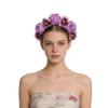 European and American simulated peony flower headbands, super fairy hair accessories, Hawaii beach vacation photo headwear