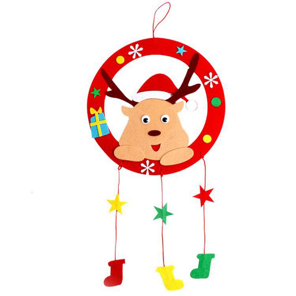 Christmas Non-woven Pendant Garland Hanging Ornament Home Xmas Tree Party Decoration