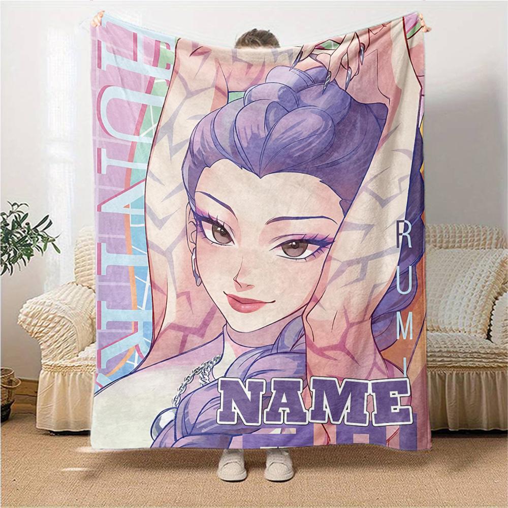 Custom Name Hunter'S Purple Dream Party Blanket For Couch Bed Plush Cozy Fuzzy Blanket Super Soft Warm Blankets For Fall And Winter 0916206