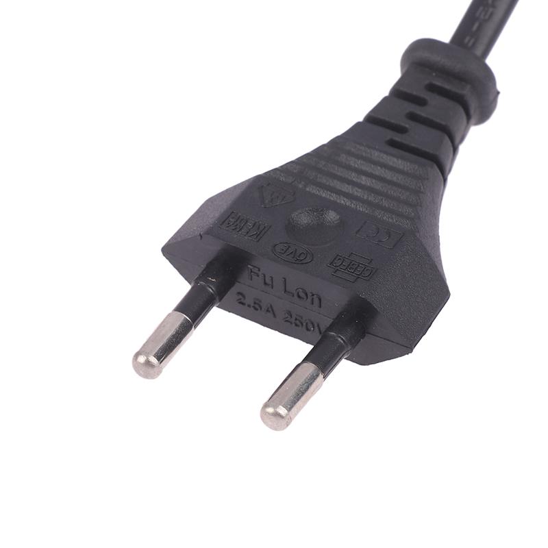 1Pc Eu Power Cord Eu Ac Power Cable Figure 8 C7 To Euro Eu 2Pin Ac Plug Power Cable Cord For Ps4 Xbox Ps5 Power Cord
