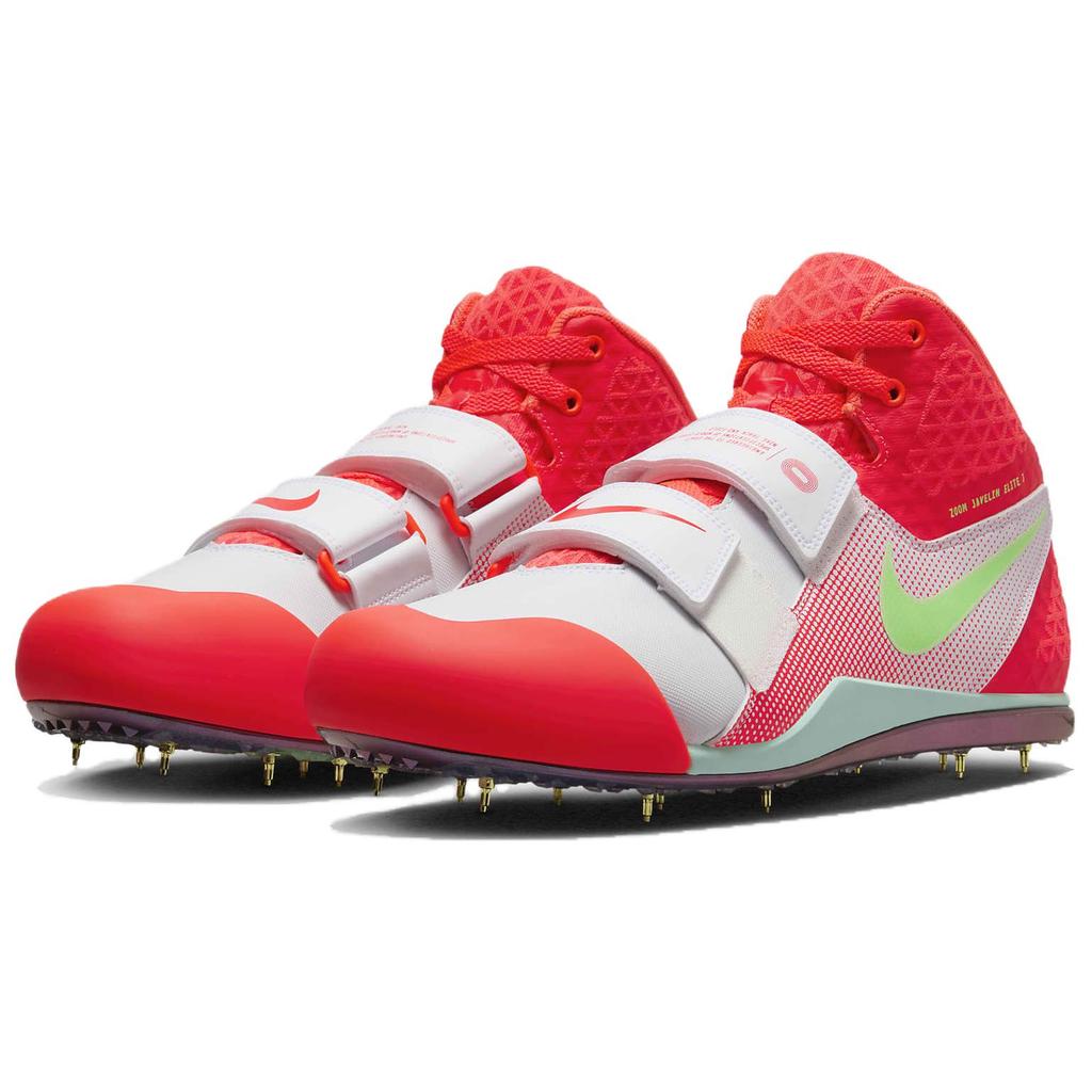 Nike Zoom Javelin Elite 3 Bright Crimson Lime Blast Unisex Sneakers Red White Hyper-Orange FZ9626-100