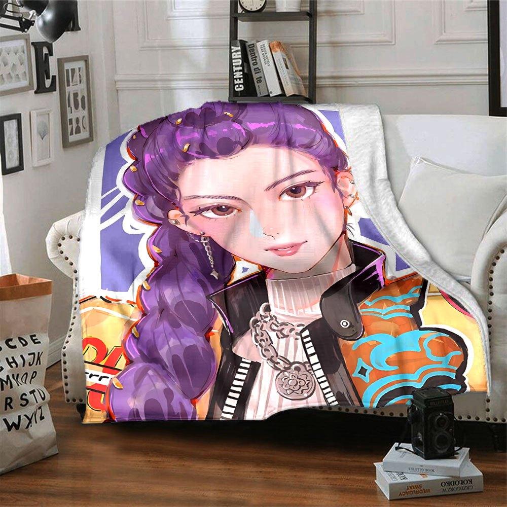 1pc hunter x (21) Blanket Soft Warm Throw for Home, Office, Travel All Season Cozy Bedding Gift, Office Cozy AccessoryB2