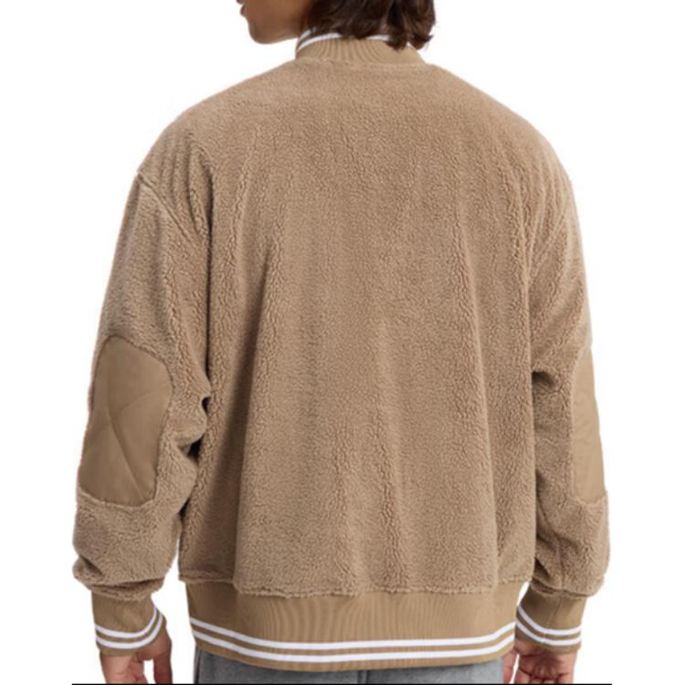 Under Armour Sherpa Loose Fit Jacket Unisex Jackets Camel-Brown 1389370-263