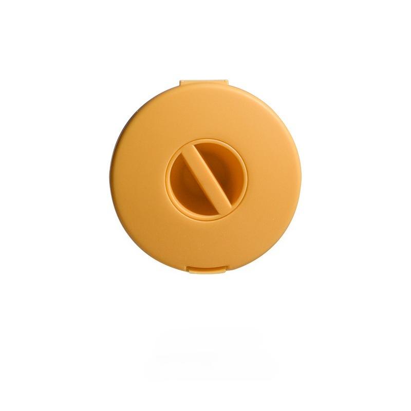 Japanese Style Circular Data Cable Storage Box Charging Winding Collection Box Winding Device Headphone Storage Management Device жёлтый