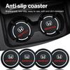 2Pcs Car Water Cup Groove Silicone Pad Auto Accessories For Civic Accord Fit Jazz Pilot CRV Odyssey Passport City Shuttle