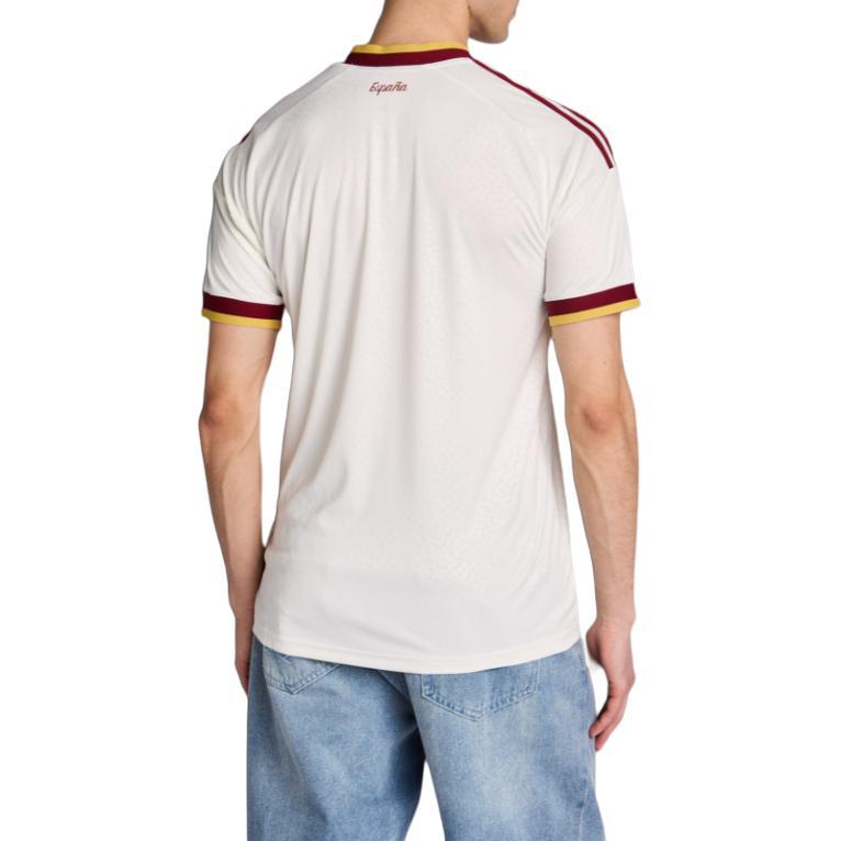 adidas Španělsko 26 Venkovní dres Krémová Pánská trička JN4397