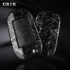 Abs Carbon Fiber Car Key Case Cover For Peugeot 208 301 307 308 508 2008 3008 5008 Expert For Citroen C3 C4 C5 Cactus C6 C8 Fob