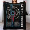 Monado Sword Japanese Style Throw Blanket Soft Comfort Blanket for Reading Watching TV