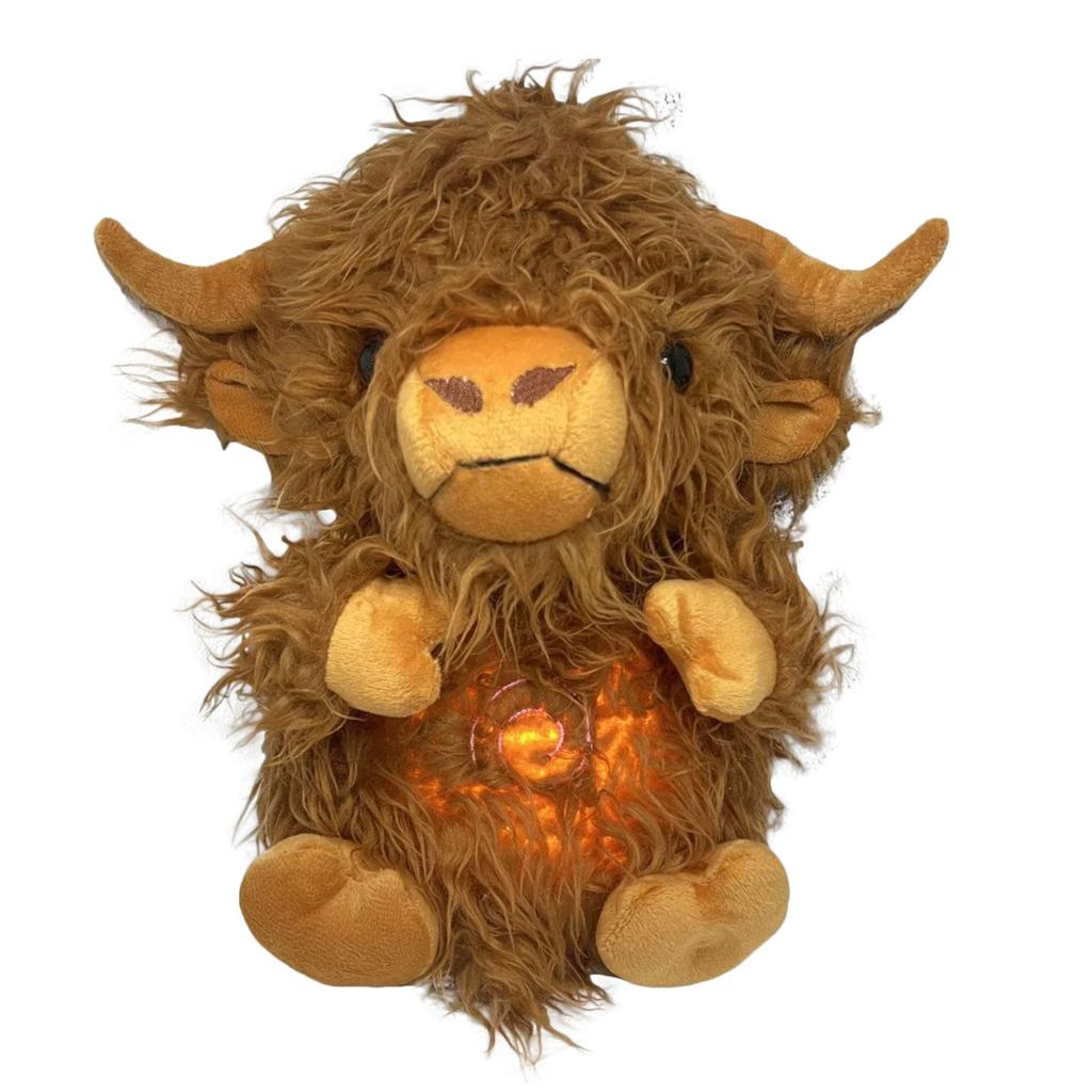 Kinda Kids Dolls Cow H Breathing Soothing Cow Stuffed Animal Heart Of Cow To Sleep Suitable For Animal Easter Felting Dolls