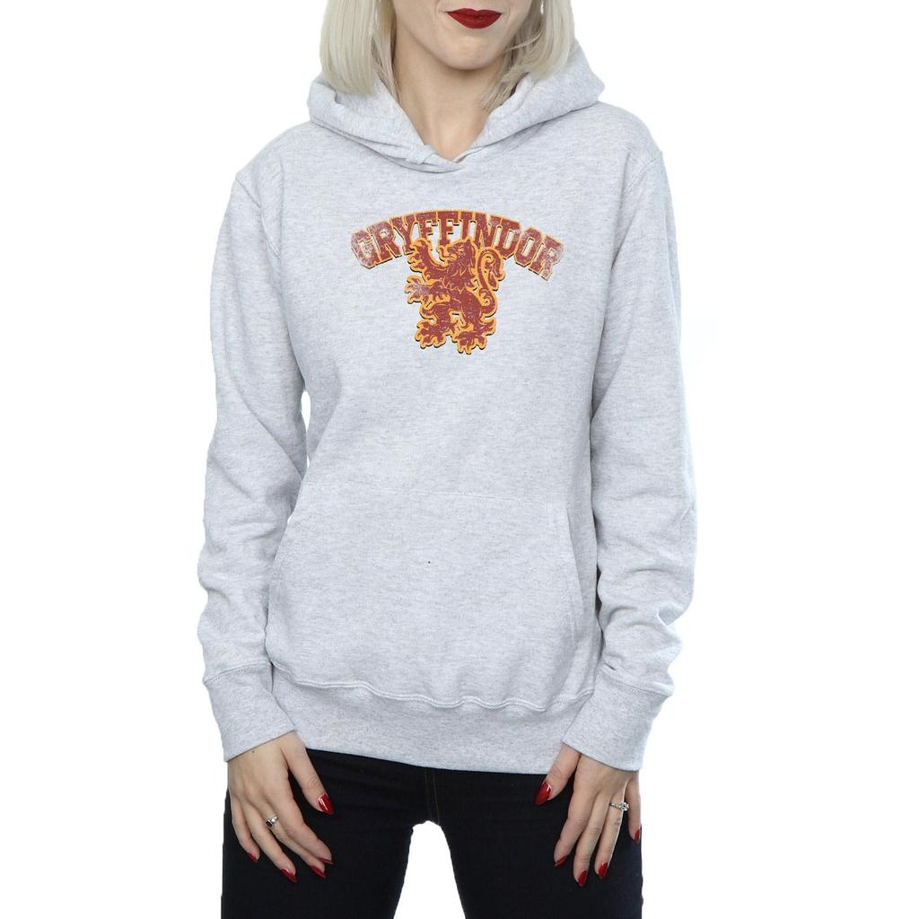 HARRY POTTER Damen/Damen Gryffindor Sportemblem Kapuzenpullover