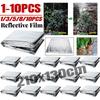 1-10Pcs PETP Reflective Film 210x130cm for Plant Grow Tent Garden Greenhouse Covering Foil Sheets Agriculture Planting Accessory